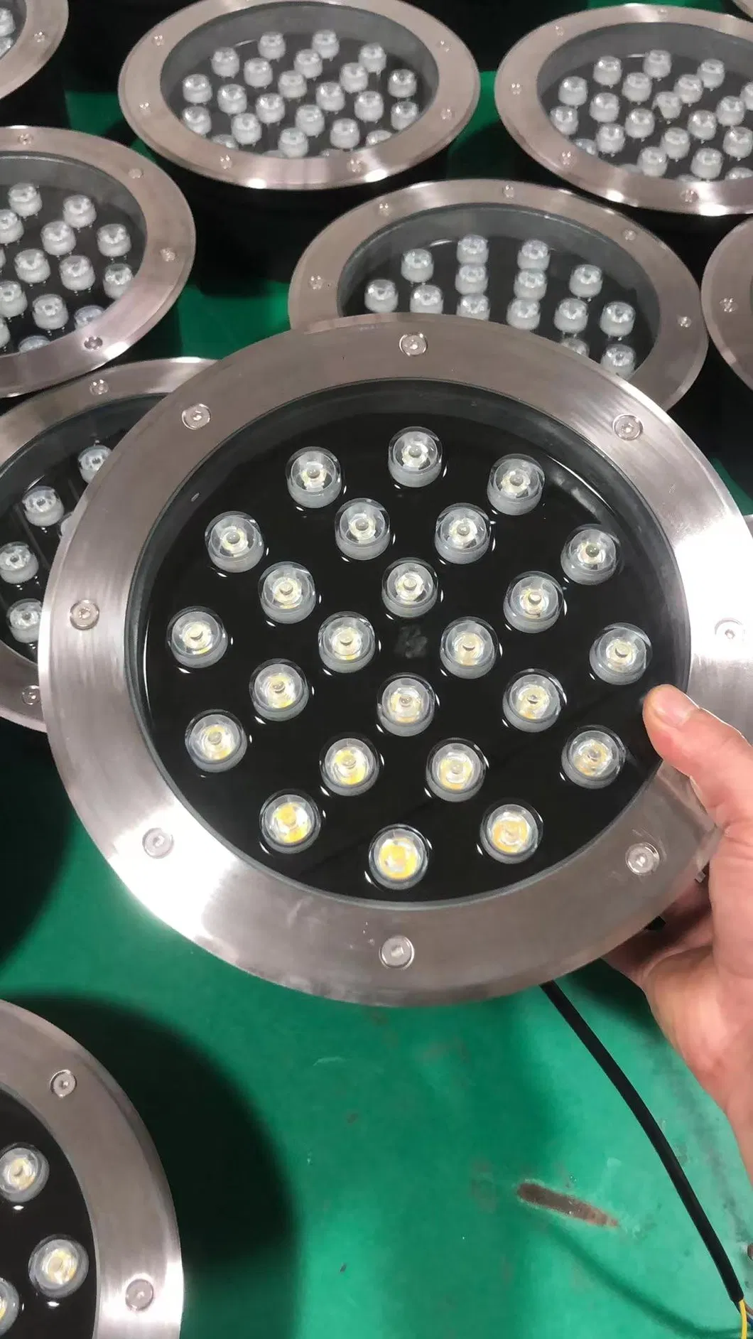 ضوء أرضي LED، IP65 مصباح خارجي مضاد للماء