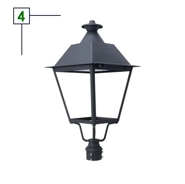 تصميم إضاءة حديقة LED خارجية IP66
