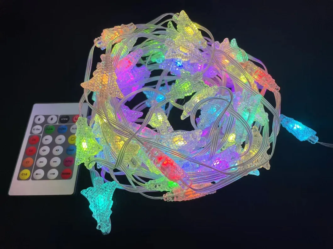 مصباح حبة LED جديد IP65 مع إضاءة RGB قابلة للتعتيم لتزيين الحدائق وزينة عيد الميلاد