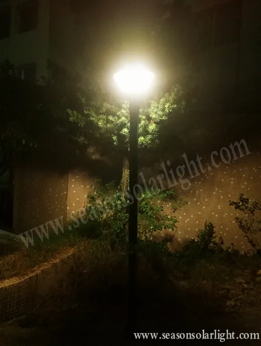 ألو. إضاءة فيلا سكنية خارجية موفرة للطاقة مصباح شمسي لإضاءة الحدائق مع ضوء LED