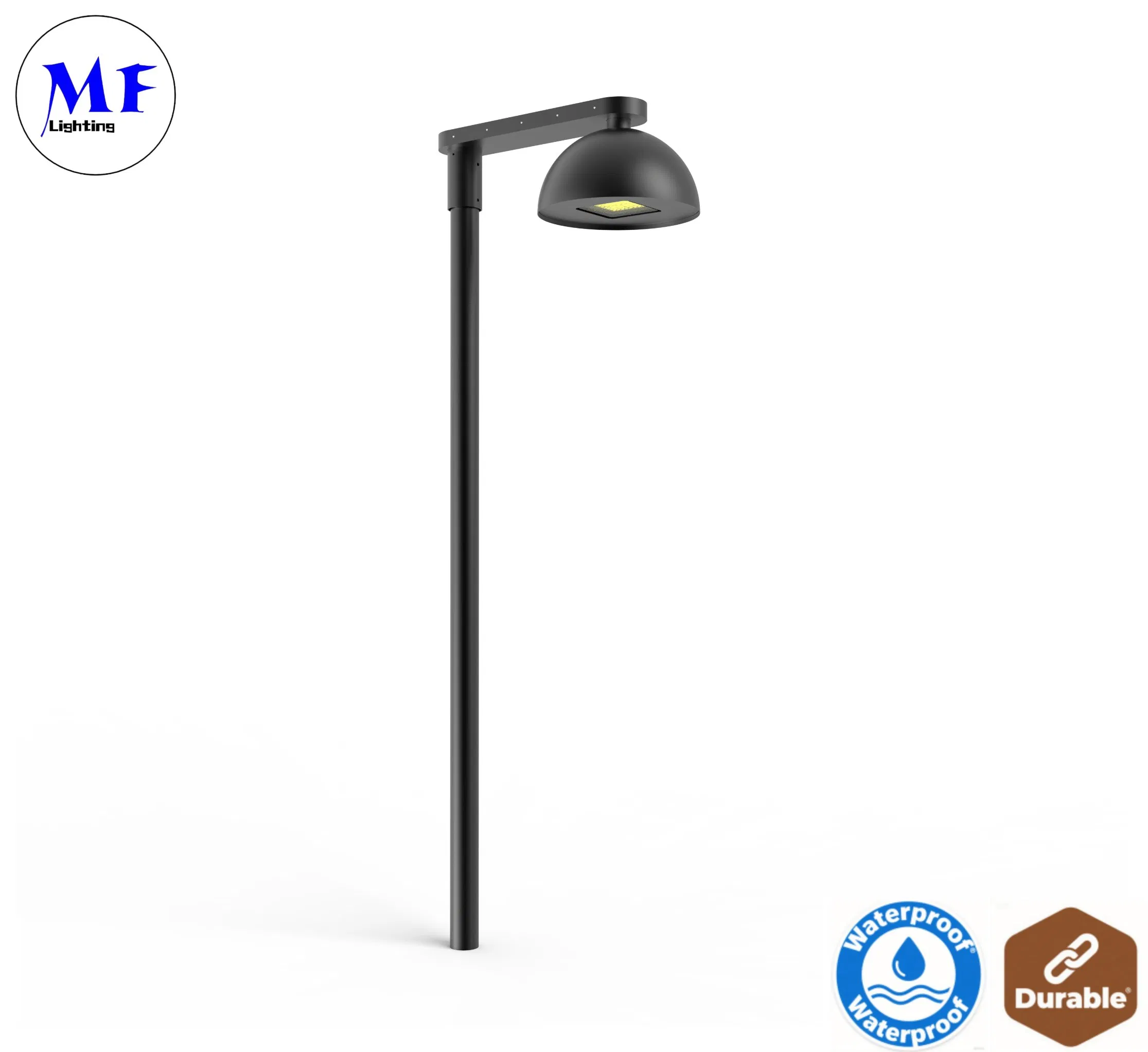 سعر المصنع 50W 60W 120W IP65 ضوء حديقة دائري LED مثبت على الحائط من الألمنيوم المقاوم للماء لساحة وقوف السيارات وممر الشارع