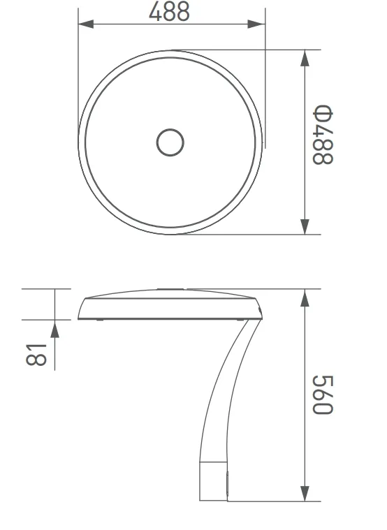 مصباح حديقة خارجي LED 1