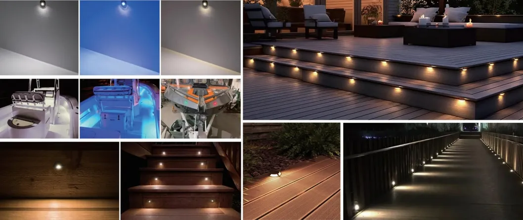 سعر المصنع 12V IP65 ضوء ممر LED مقاوم للماء ضوء مدفون تحت الأرض للحدائق والأرصفة مع تعديل زاوية الإضاءة الديناميكية