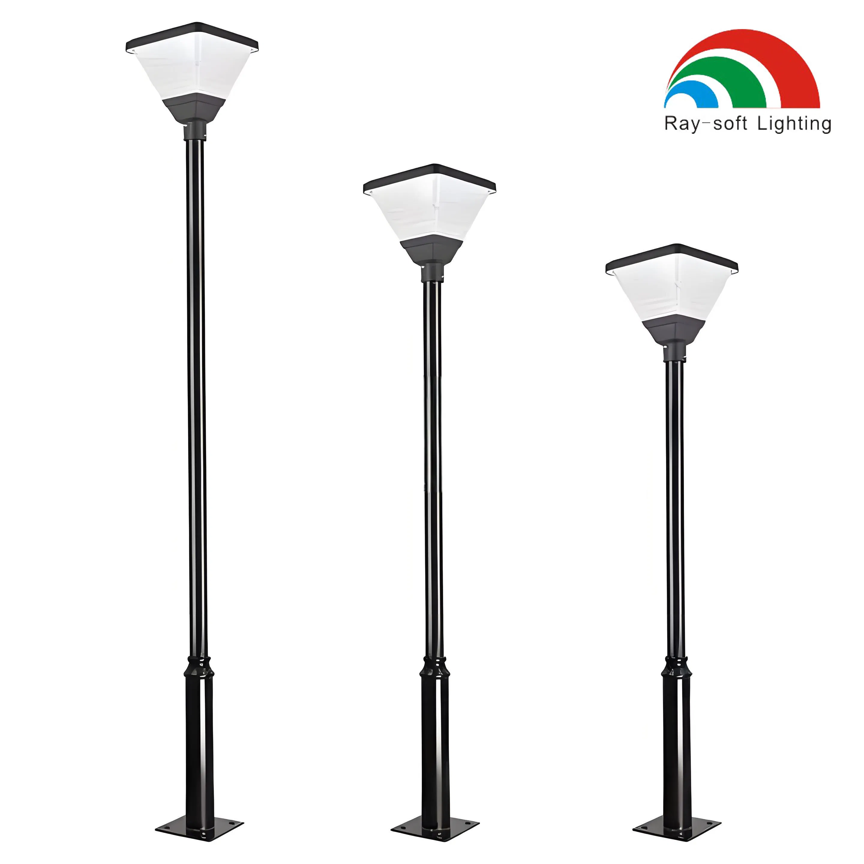 30W وحدة LED خاصة على شكل مربع بالجملة من الألمنيوم في الهواء الطلق IP65 إضاءة حديقة للمسار والشارع والفناء والفيلا المقاومة للماء