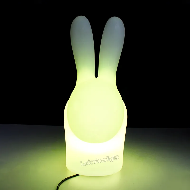 أضواء حديقة خارجية ملونة على شكل أرنب بتقنية دي إم إكس RGB