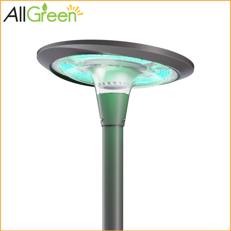 إضاءة حديقة شمسية من AIIGreen Agsg05 أفضل مبيعًا حديثة مقاومة للماء IP66 أفضل أضواء حديقة شمسية خارجية لإضاءة الممرات والمناظر الطبيعية والفناء والساحة مناسبة
