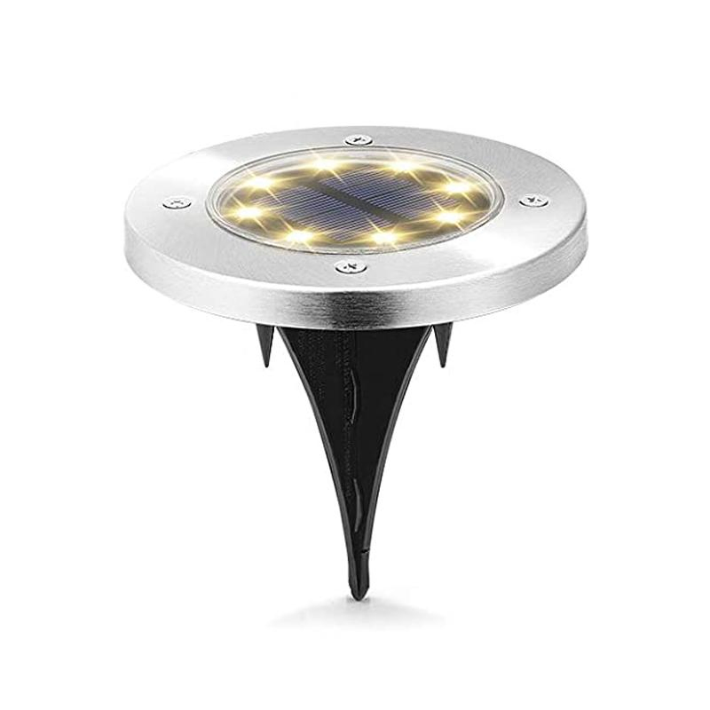 قاعدة مصباح حديقة مثبتة على الأرض لاستبدال أضواء الشمسية LED
