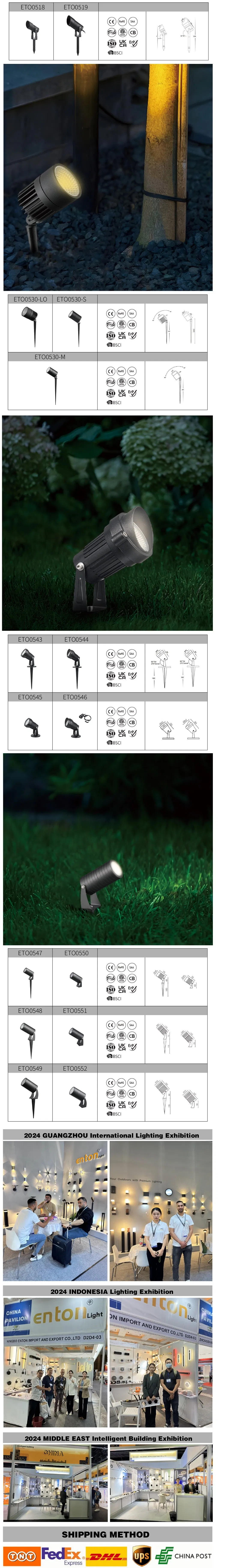ضوء حائط خارجي ذكي بتغيير الألوان RGB IP65 LED للحديقة