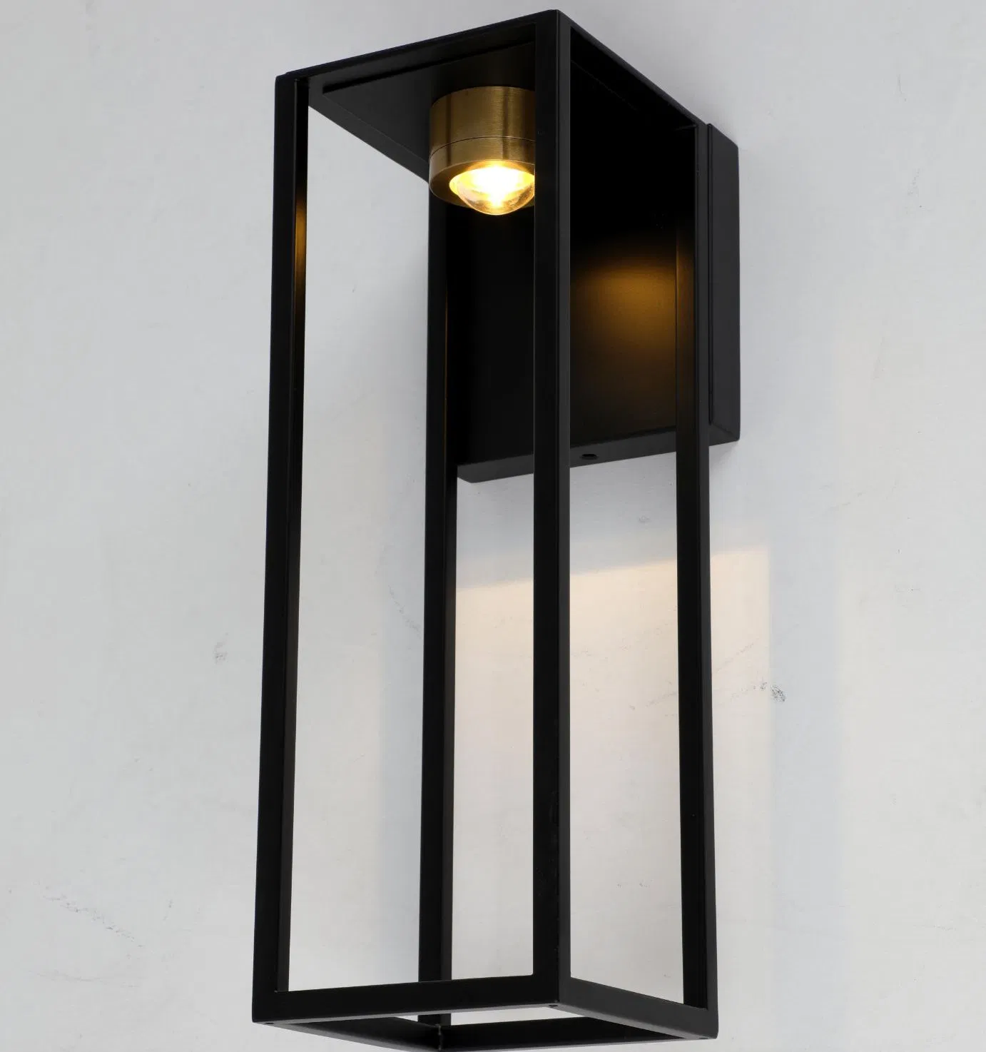 إطار هندسي بسيط مصباح جدار خارجي حديث بسيط مقاوم للماء LED