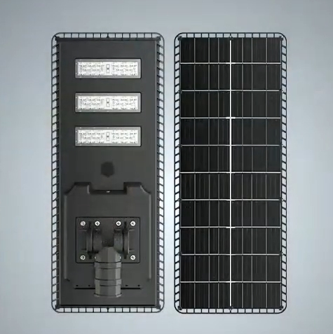 60W/80W جميعًا في واحد مصباح الشارع الشمسي LED المدمج للطاقة الشمسية مع مستشعر للحدائق