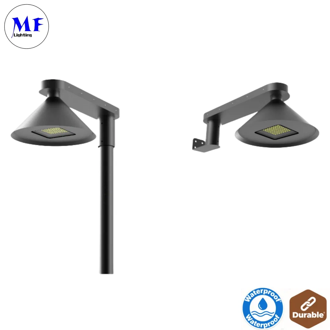 سعر المصنع 50W 60W 120W IP65 ضوء LED مثبت على الحائط من الألمنيوم لحديقة الفناء في الساحة وموقف السيارات وشارع الرصيف
