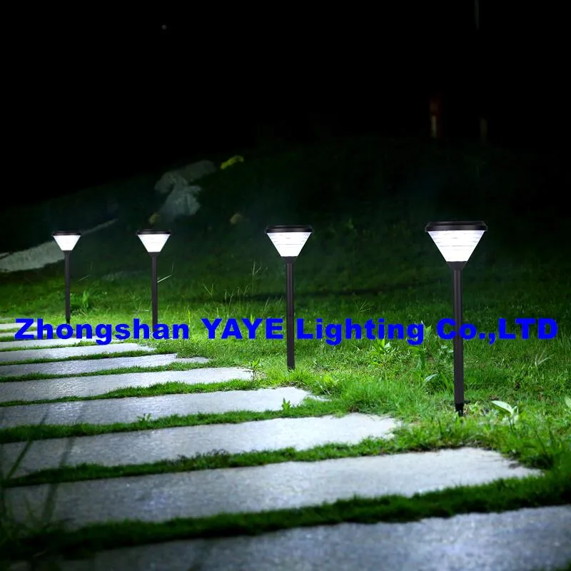 أفضل جودة 30 واط مصباح عمود LED من الألمنيوم الأسود للحديقة والمسار والمناظر الطبيعية IP66