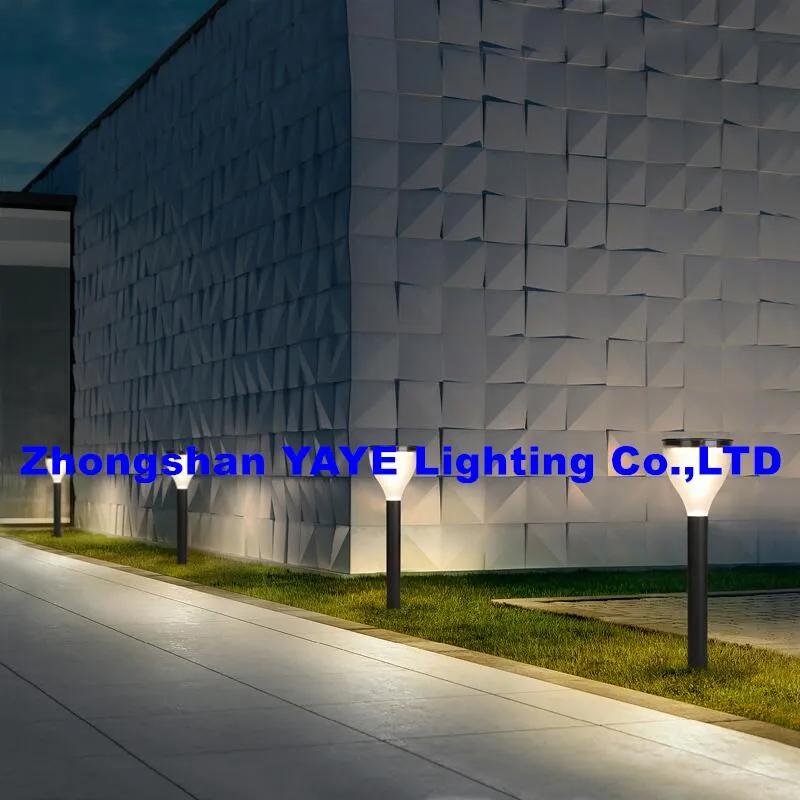 أفضل جودة 30 واط مصباح عمود LED من الألمنيوم الأسود للحديقة والمسار والمناظر الطبيعية IP66