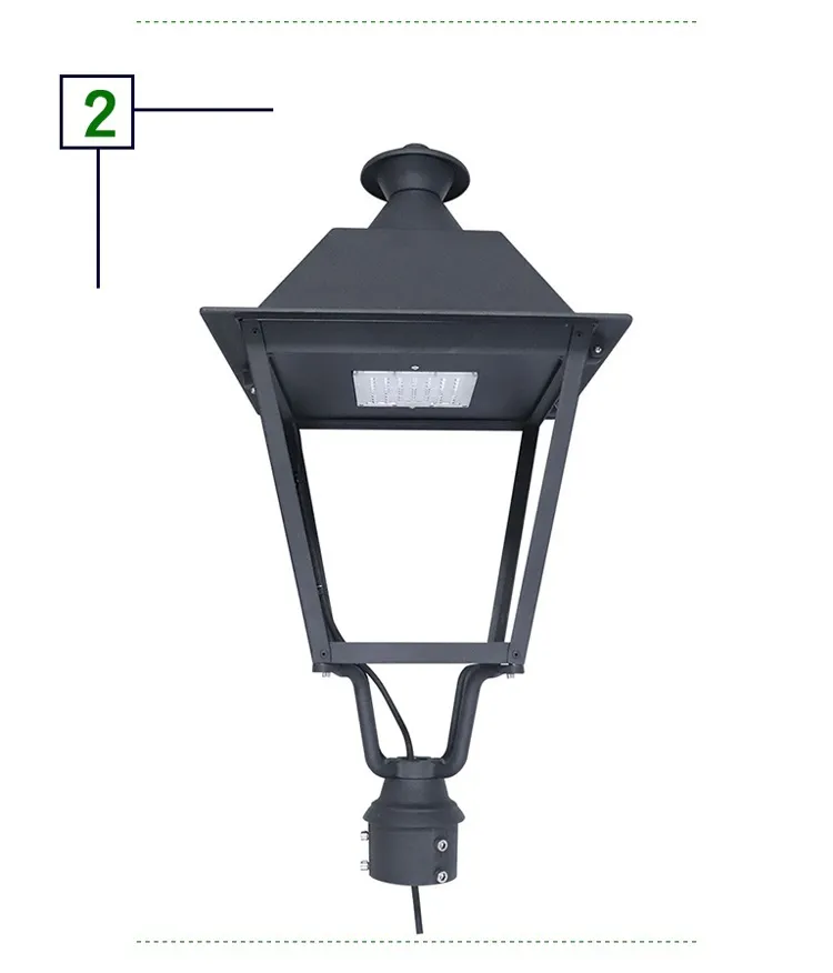تصميم إضاءة حديقة LED خارجية IP66