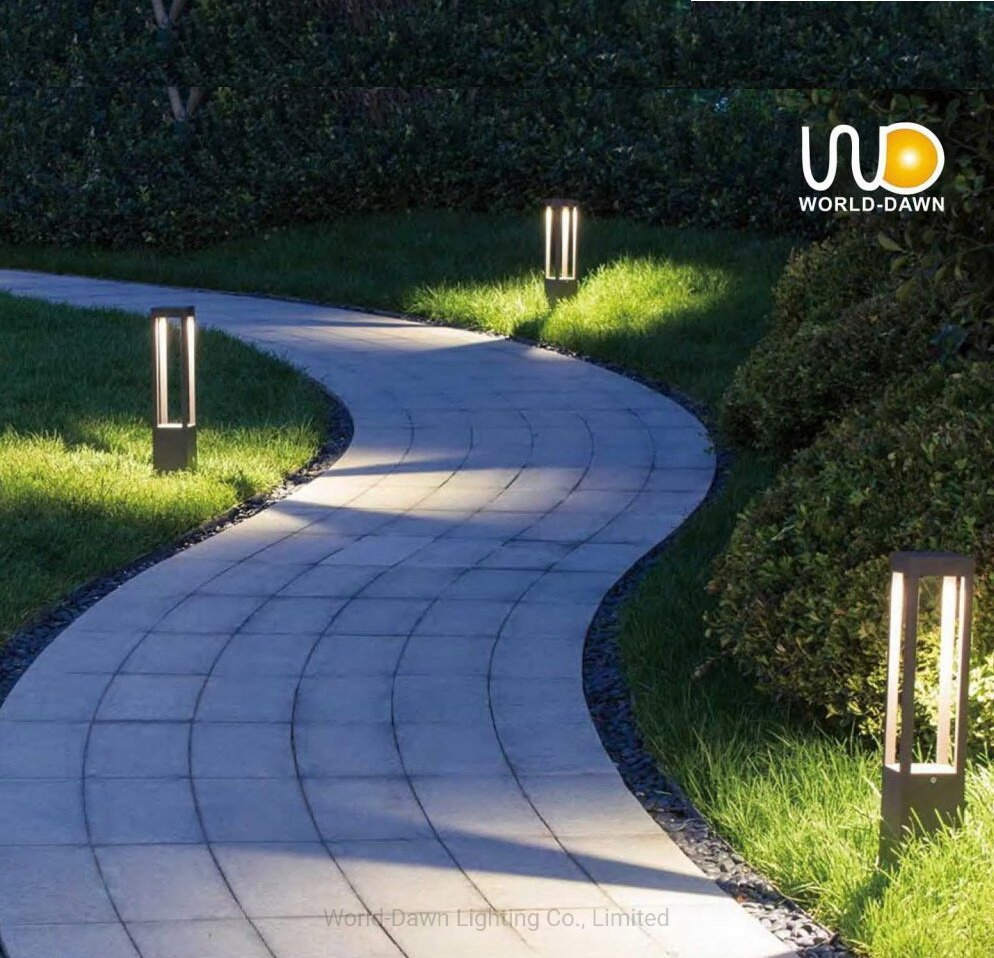 أضواء بولارد LED للممرات في منطقة الحديقة الخارجية الحديثة الذكية 10W