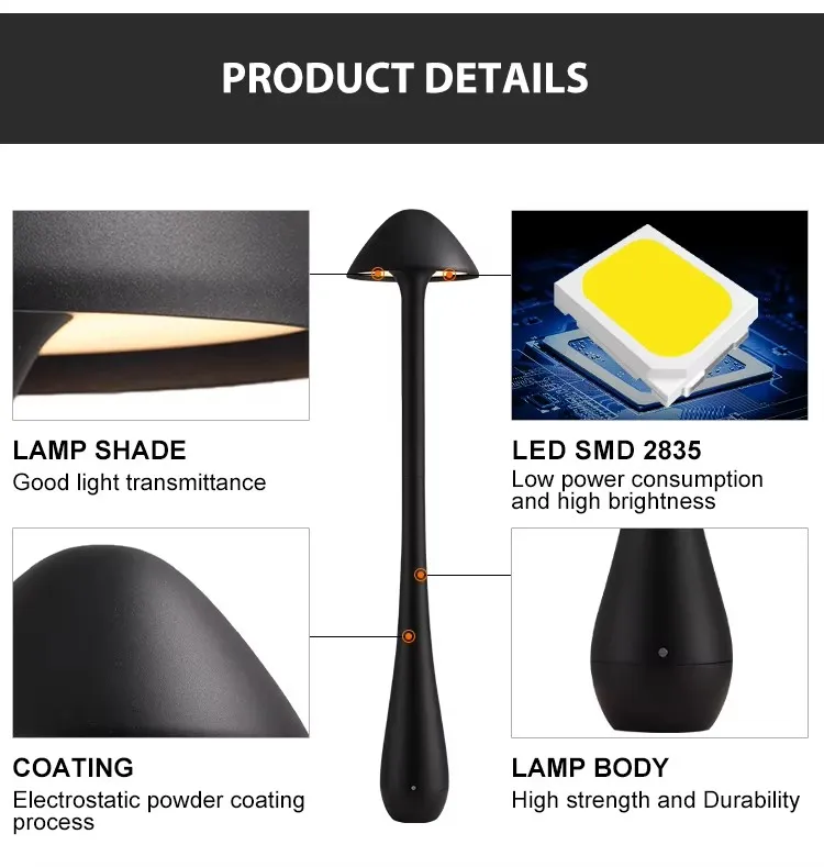 مصباح أرضي من الألمنيوم بتقنية LED IP65