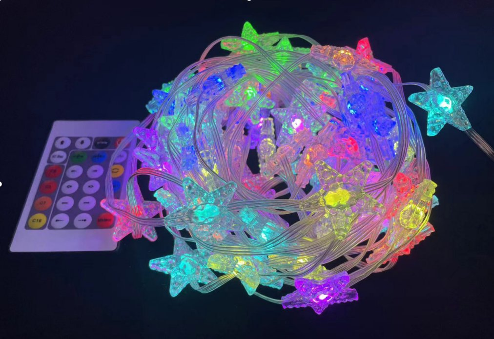 مصباح حبة LED جديد IP65 مع إضاءة RGB قابلة للتعتيم لتزيين الحدائق وزينة عيد الميلاد