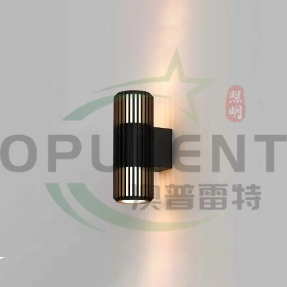 تصميم الأزياء IP65 ضوء حائط خارجي AC 110~270V 12W مصباح حائط من الألمنيوم مقاوم للماء ضوء حديقة LED