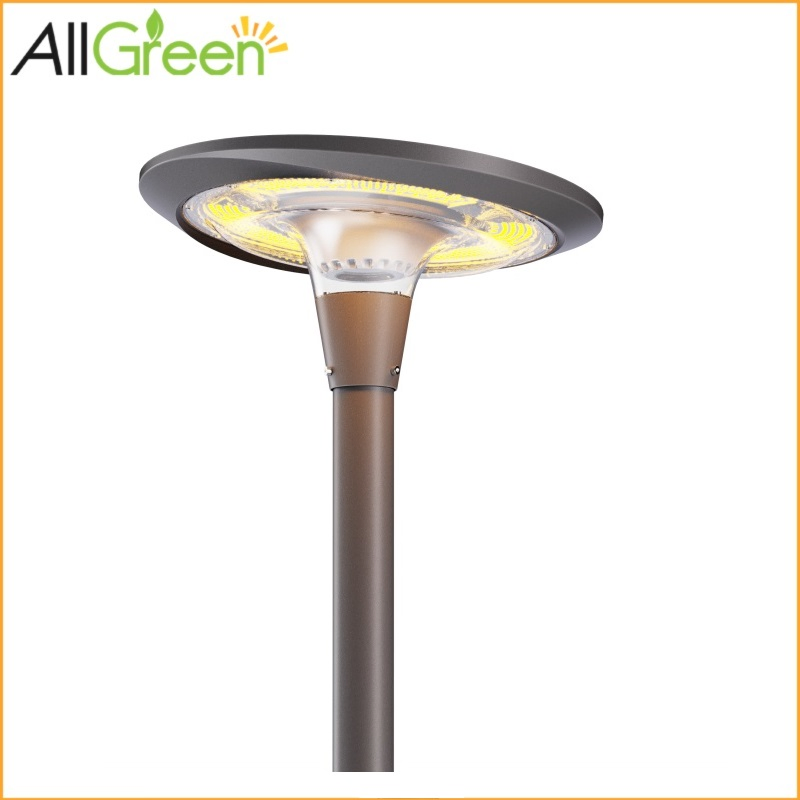 إضاءة حديقة شمسية من AIIGreen Agsg05 أفضل مبيعًا حديثة مقاومة للماء IP66 أفضل أضواء حديقة شمسية خارجية لإضاءة الممرات والمناظر الطبيعية والفناء والساحة مناسبة