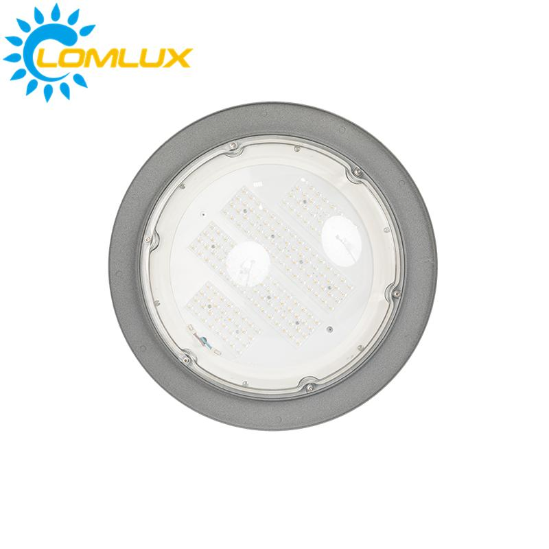 170lm/W ضوء عمود LED من الألمنيوم المصبوب 30W 40W 60W 90W مصباح إضاءة حديقة مثبت على عمود مع عدسة