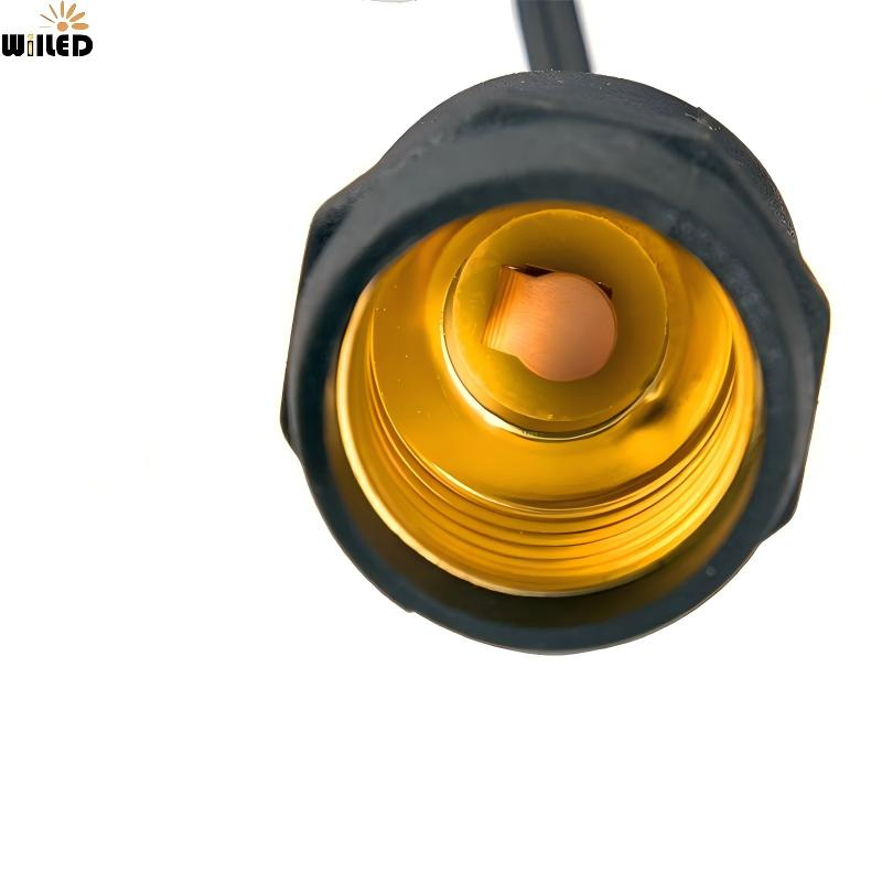 مصنع 10m 20 ضوء سلسلة معلق LED تجاري مقاوم للماء E27 ضوء ثقيل للخارج من PVC للحفلات DIY وحدائق العطلات S14 ضوء فستون IP65