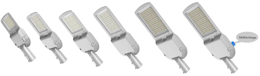 180lm/W IP66 Ik08 ضوء الشارع LED 30W 40W 50W 60W 75W 90W 100W 120W 150W 200W 240W 300W