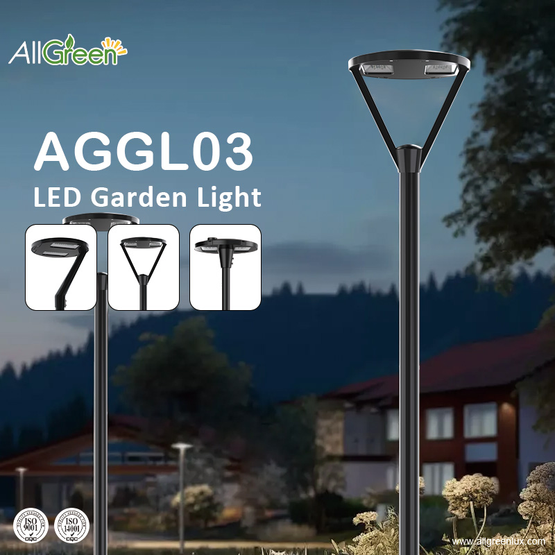 جميع الأضواء الخارجية LED للحدائق والمناظر الطبيعية OEM/ODM مخصصة بالجملة 60 أشهر ضمان تسليم سريع للمناطق التجارية والشوارع المخصصة للمشاة والحدائق
