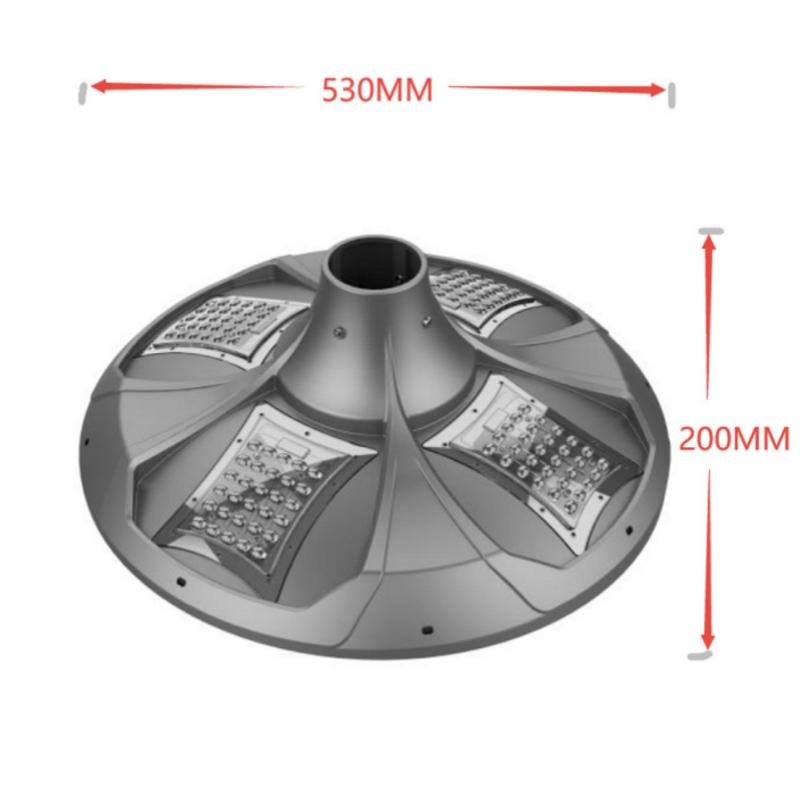 إضاءة شوارع شمسية خارجية IP65 LED مقاومة للماء لحديقة الفناء الخلفي والحديقة 70W/80W/100W/120W الأضواء المصابيح