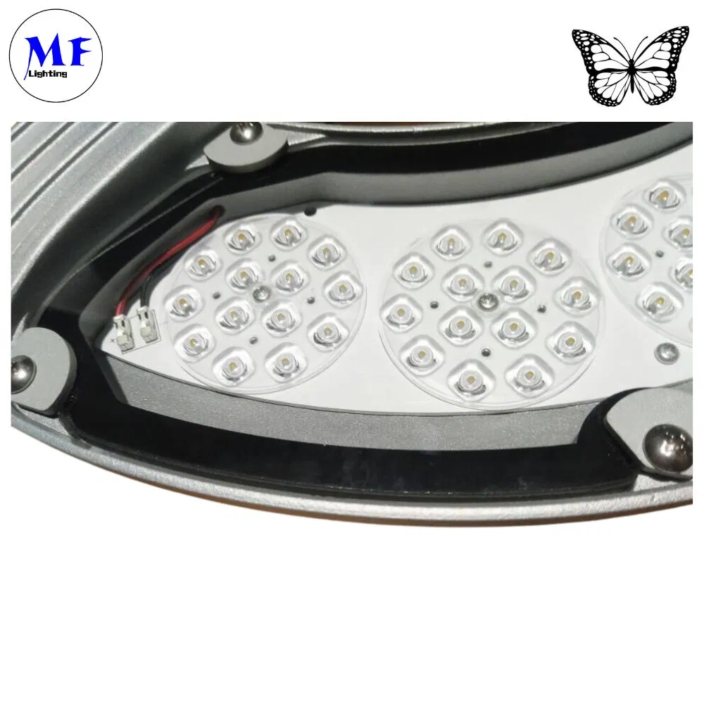 أسعار مباشرة من المصنع 25W 50W 75W 120W ضوء حديقة LED IP65 ضوء مثبت على عمود مقاوم للماء مع مستشعر SPD وخلية ضوئية ضوء مثالي للممرات والطرق الخلفية
