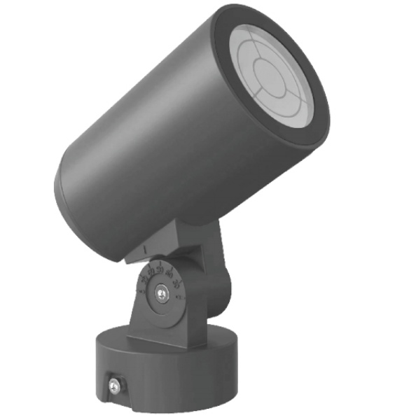 مصباح الفيضانات الدائري من الألمنيوم المصبوب LED للحدائق الخارجية 60W/72W/80W/Color RGB/RGBW أبيض بارد أبيض دافئ