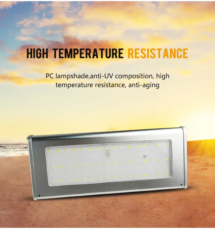 حديقة ذكية خارجية ديكور ضوء جدار LED الشمسية ضوء الشمس في الهواء الطلق الطاقة الشمسية ضوء LED