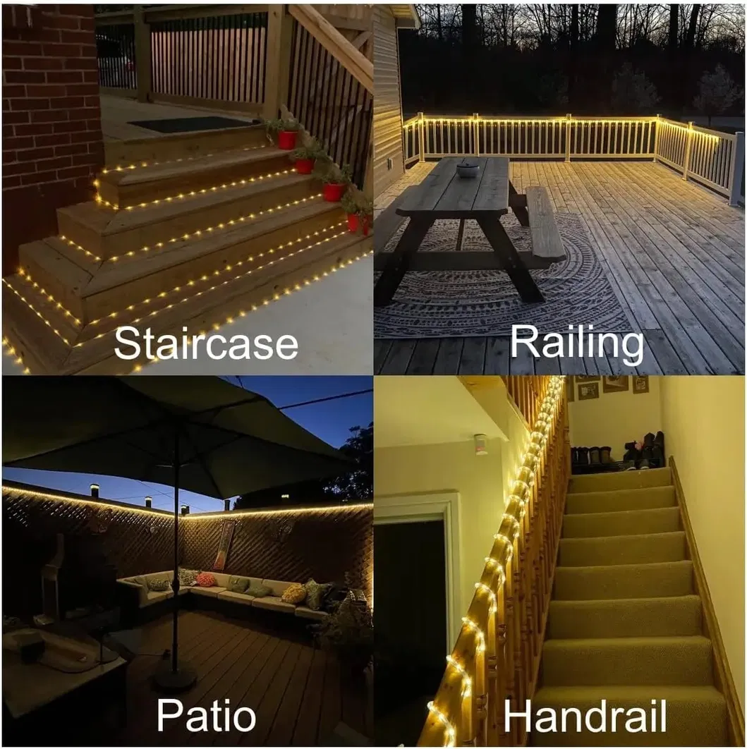 أضواء LED خيطية 7.3m ملونة RGB للاحتفالات والأحزاب وأضواء الزينة الخارجية والحدائق