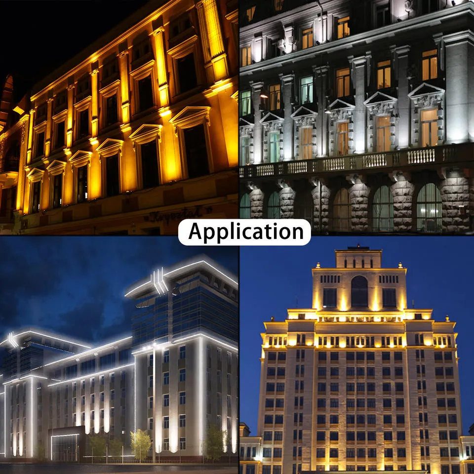 24W/36W/48W ضوء فلاش مضاد للتوهج بتقنية LED IP65 ضوء فلاش خارجي مربع مقاوم للماء مثبت على القاعدة