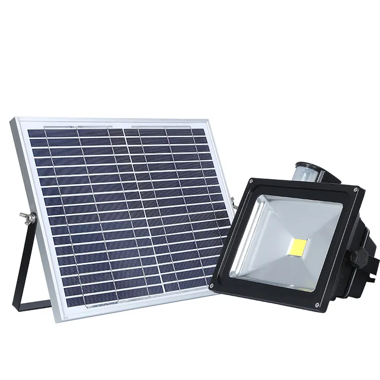 مصباح حائط شمسي LED عالي الجودة للأمان مقاوم للماء مع مستشعر حركة لأضواء الحديقة الخارجية لمصباح الحائط الشمسي للطوارئ