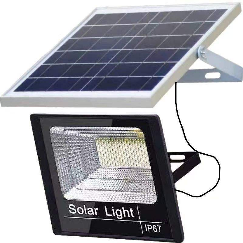 300W مصباح فيضان يعمل بالطاقة الشمسية مع تحكم عن بعد وحساس، مقاوم للماء، مناسب للتخييم في الهواء الطلق، حديقة، شارع، جدار، موفر للطاقة