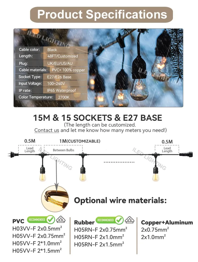 تفاصيل مصباح LED