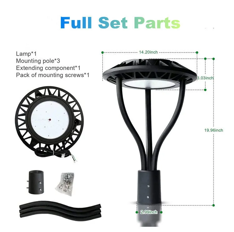 أبعاد مصباح LED