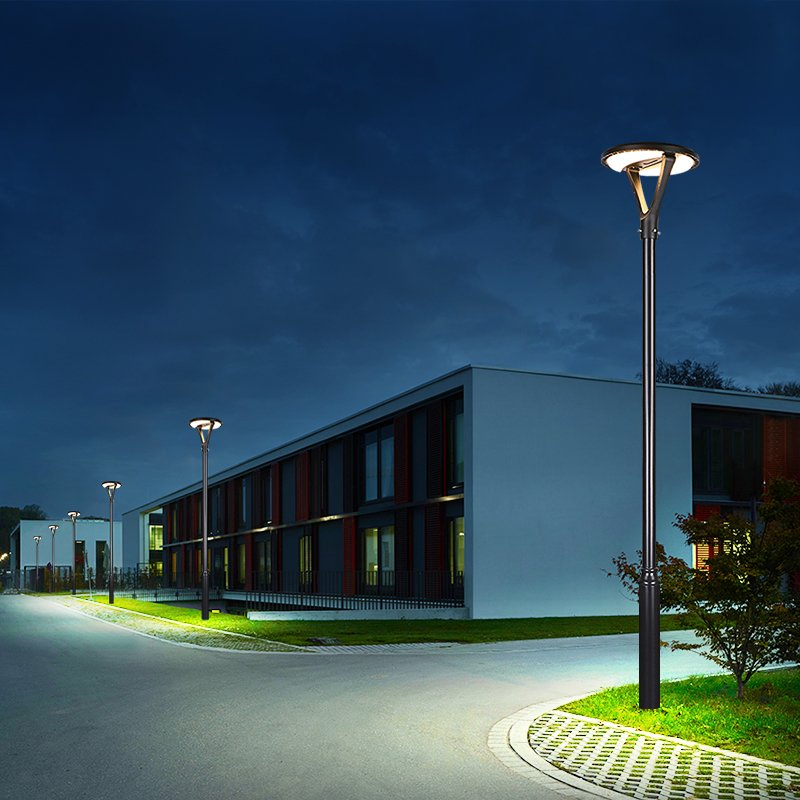 إضاءة LED عالية الجودة موفرة للطاقة، مصباح حديقة شمسي، ضوء خارجي قابل لإعادة الشحن، فناء، فيلا، ساحة مع بطارية شمسية للإضاءة