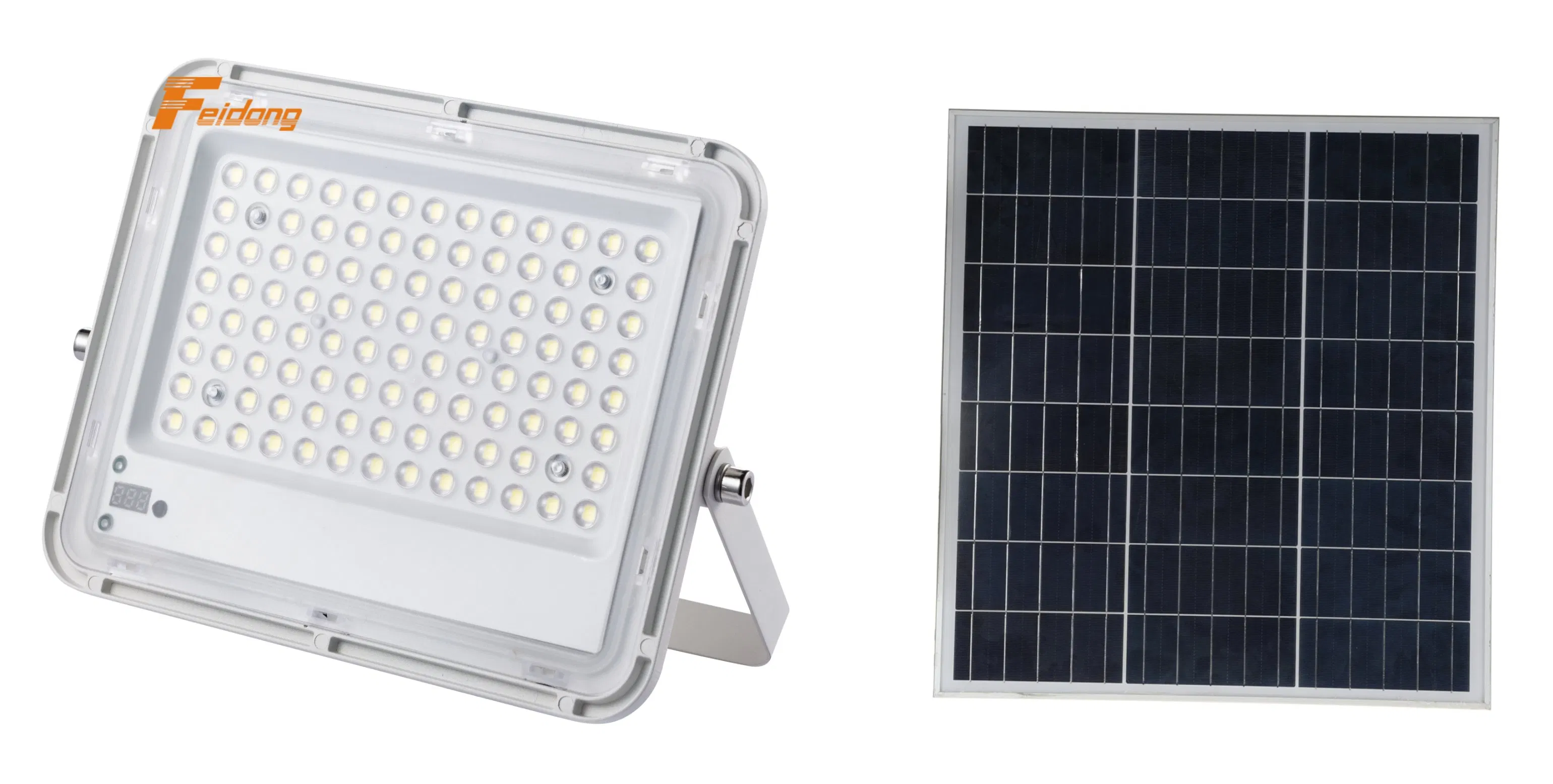 مصباح LED شمسي من الألمنيوم مقاوم للماء للأمان في الهواء الطلق مع مستشعر حركة للحديقة مصباح شمسي ذكي