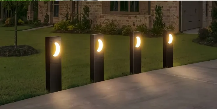 تصميم حديث فاخر إضاءة مناظر طبيعية مقاومة للماء أضواء ممرات خارجية مصباح حديقة LED كروي
