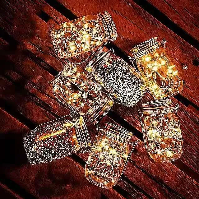 ضوء LED زخرفي يعمل بالطاقة الشمسية