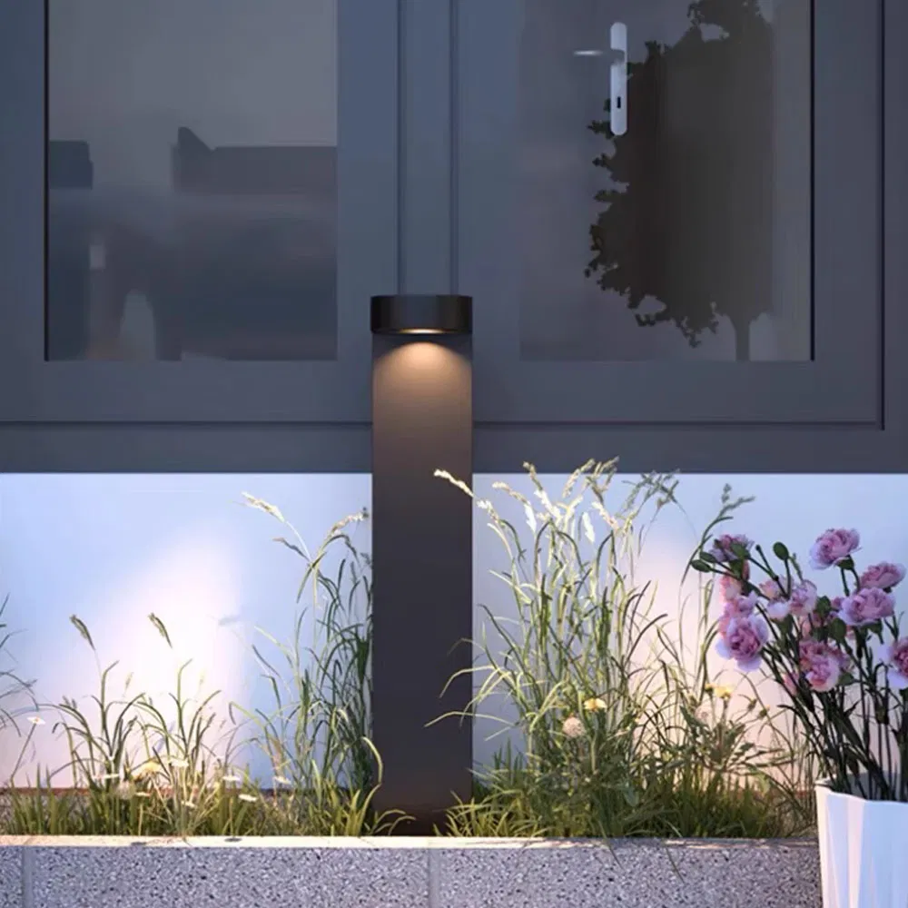 إضاءة عمود الحدائق الفاخرة بتقنية LED لتزيين الحديقة، مصباح حديقة، ممرات الأرصفة، إضاءة المناظر الطبيعية المنحنية