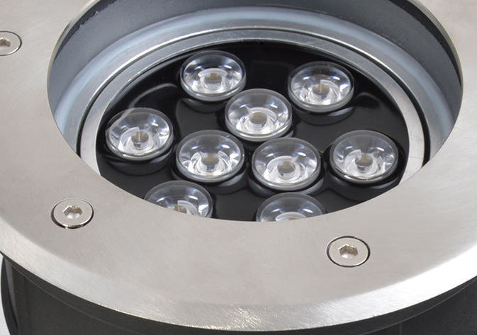 ضوء أرضي LED، IP65 مصباح خارجي مضاد للماء