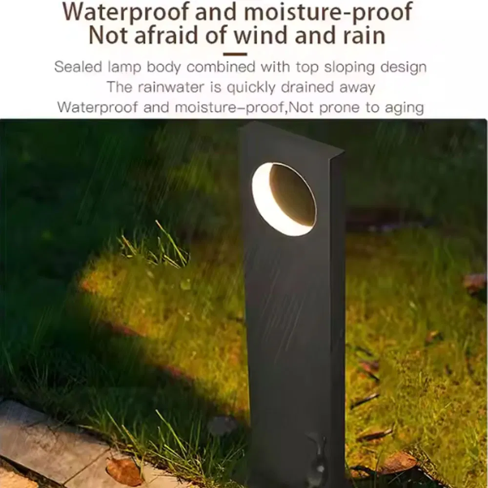 تصميم حديث فاخر إضاءة مناظر طبيعية مقاومة للماء أضواء ممرات خارجية مصباح حديقة LED كروي
