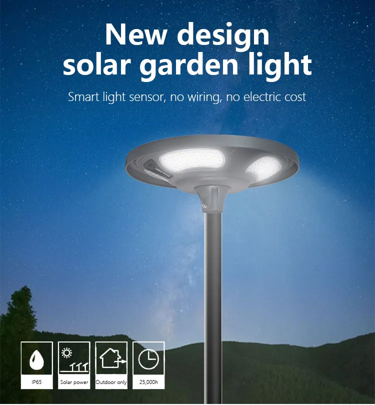 حساس IP65 إضاءة زخرفية خارجية للمناظر الطبيعية في الشارع 12V ضوء حديقة شمسي LED