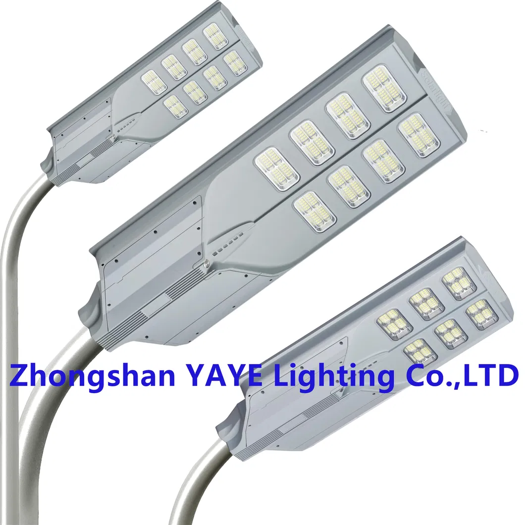 مصنع الطاقة الشمسية في الصين من الألمنيوم 2000/1000/800/600/500W/400/300/200/100W مستشعر LED IP66 شارع خارجي متكامل مع كاميرا مصباح حديقة LED COB من ABS مصباح فيضان على الجدار للطريق