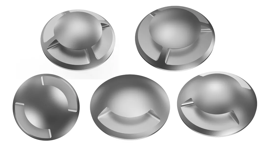 سعر المصنع 12V IP65 ضوء ممر LED مقاوم للماء ضوء مدفون تحت الأرض للحدائق والأرصفة مع تعديل زاوية الإضاءة الديناميكية