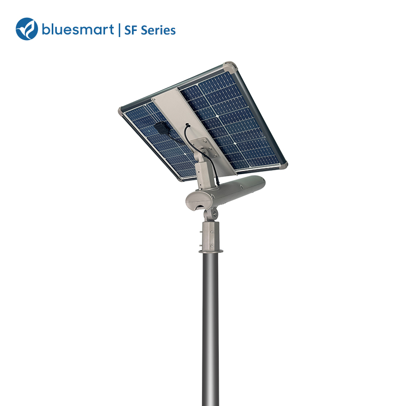 40W 60W 80W 100W مصباح شارع LED شمسي متكامل لجميع الأغراض للحدائق والمنتزهات والمسارات