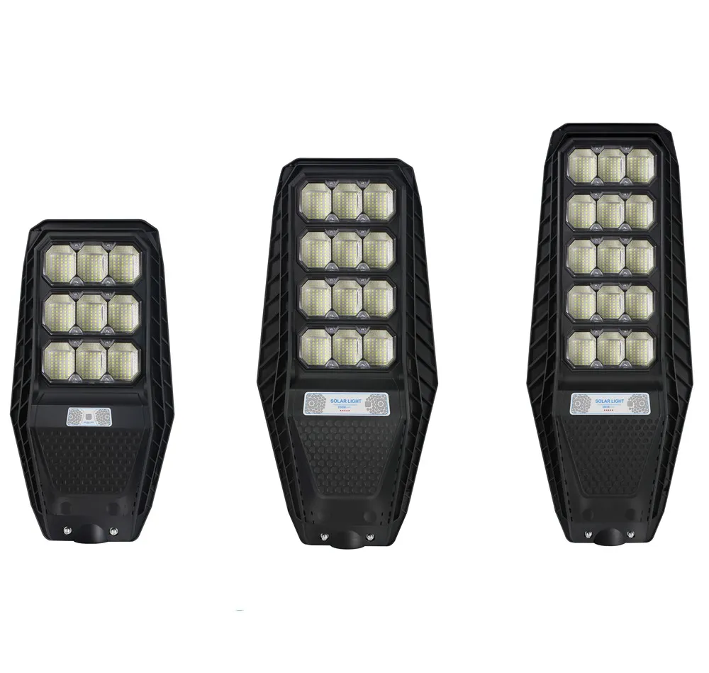 مصنع الطاقة الشمسية في الصين من الألمنيوم 2000/1000/800/600/500W/400/300/200/100W مستشعر LED IP66 شارع خارجي متكامل مع كاميرا مصباح حديقة LED COB من ABS مصباح فيضان على الجدار للطريق