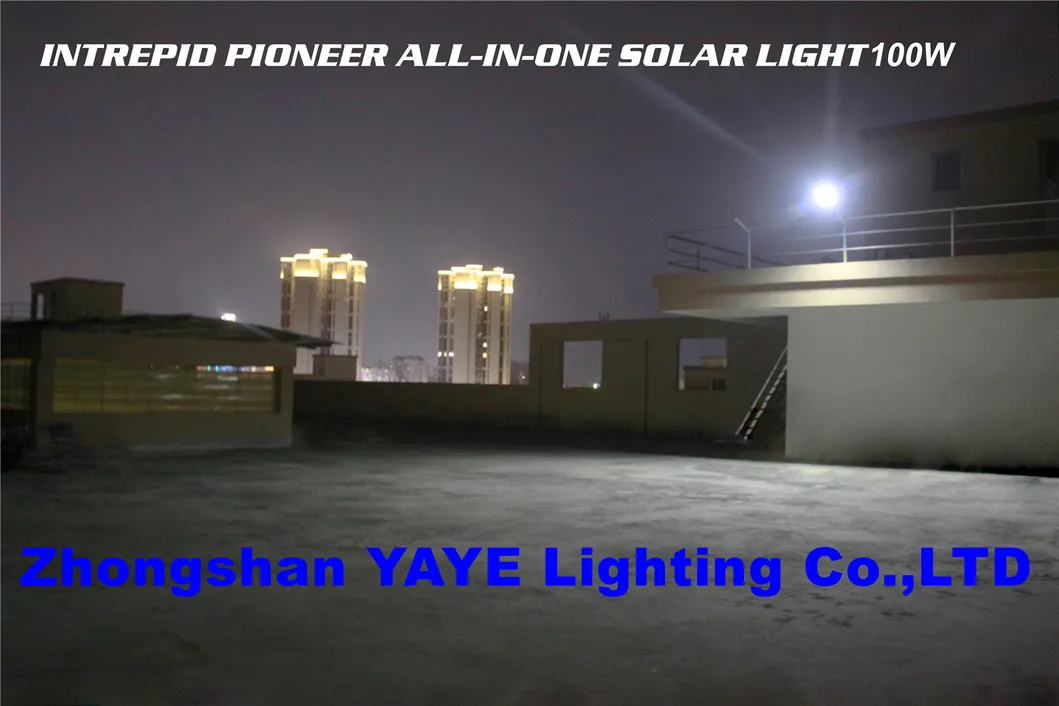 مصنع الطاقة الشمسية في الصين من الألمنيوم 2000/1000/800/600/500W/400/300/200/100W مستشعر LED IP66 شارع خارجي متكامل مع كاميرا مصباح حديقة LED COB من ABS مصباح فيضان على الجدار للطريق